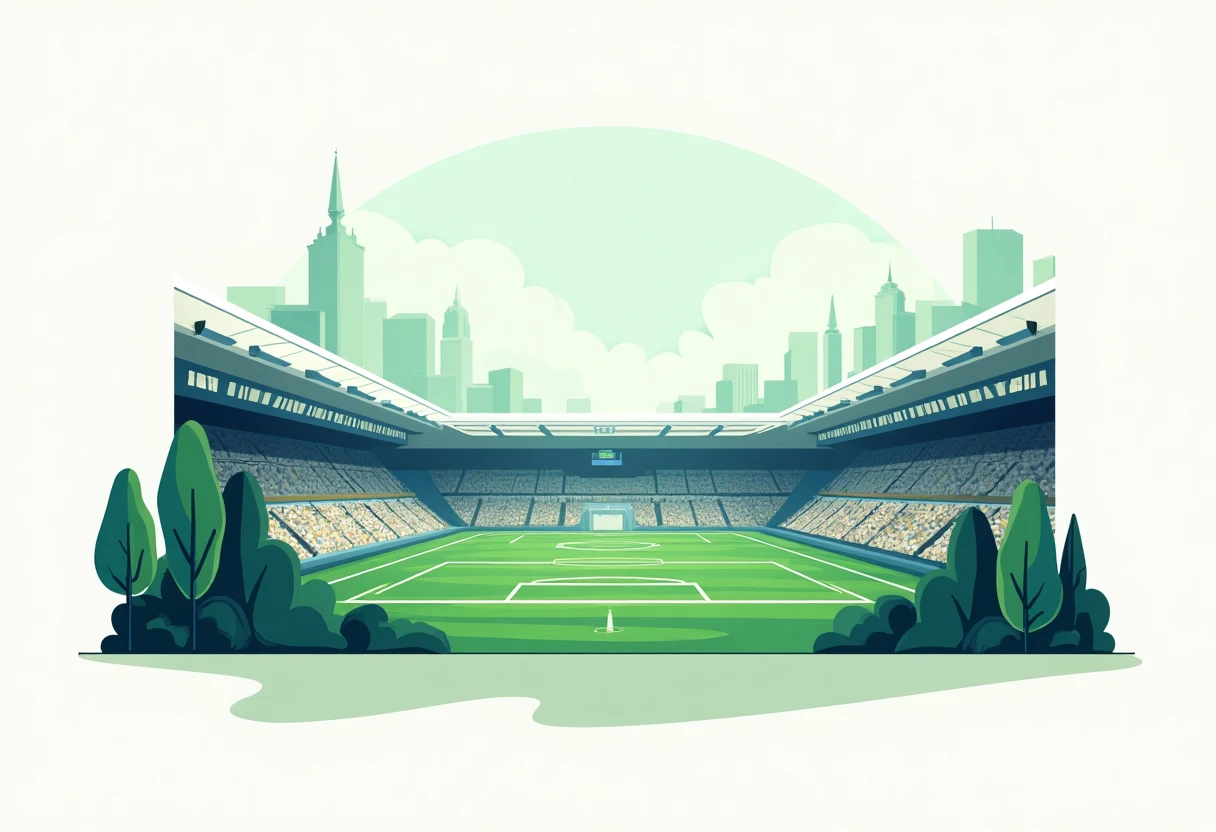 UEFA Champions League knockout round illustration